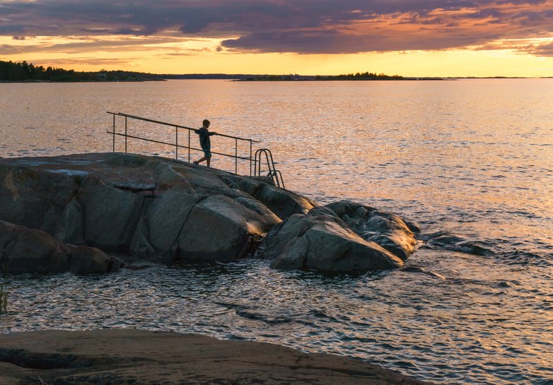 Sunset in the archipelago