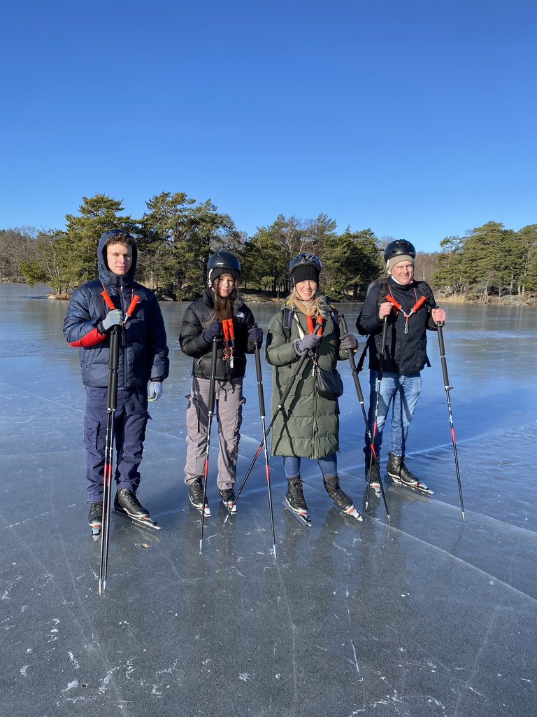 Ice-skaters.