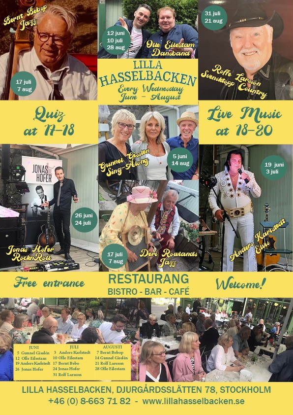 Quiz & Live Music at Lilla Hasselbacken - Visit Stockholm