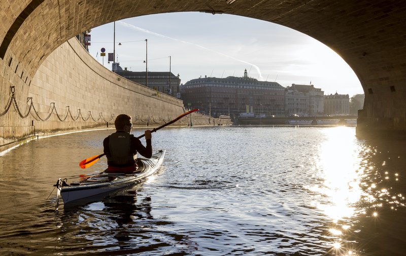 Kayaking in Stockholm