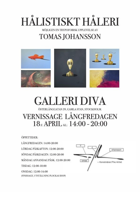 Art exhibition - Hålistiskt Håleri