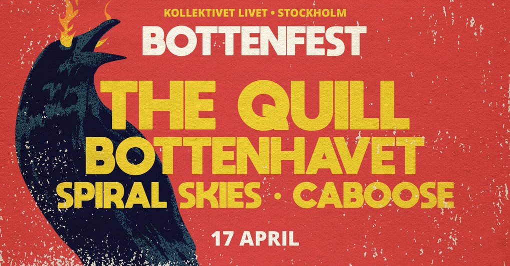 Bottenfest: The Quill + Bottenhavet + Spiral Skies + Caboose | Live at Kollektivet Livet