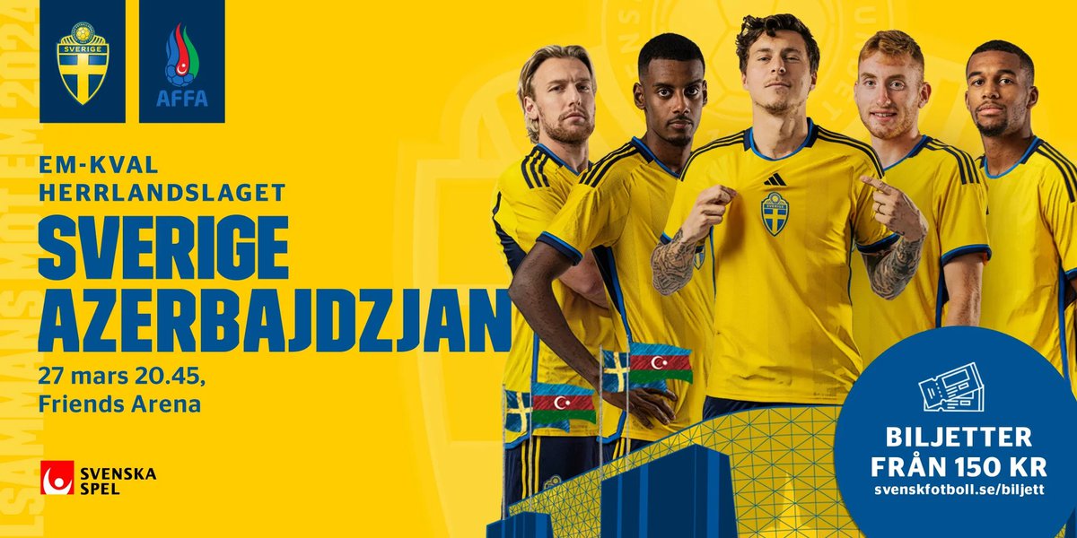 Sweden – Azerbaijan European Qualifier - Visit Stockholm