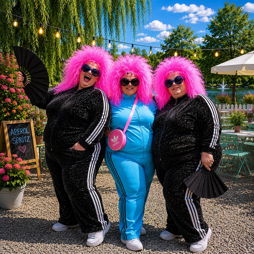 Games and fun with the three ladies