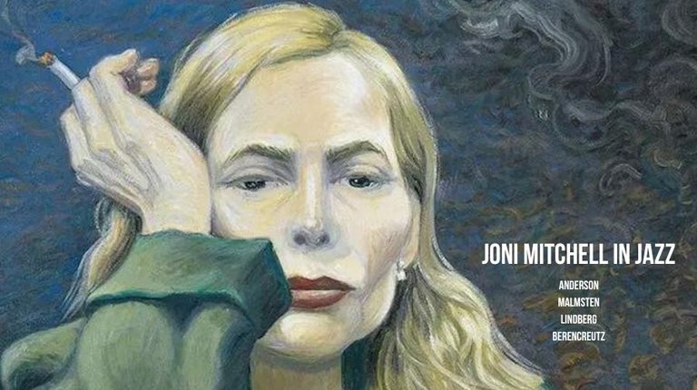 Jazzlounge with 3-course dinner: Joni Mitchell in Jazz with Anderson-Malmsten-Lindberg-Berencreutz Quartet