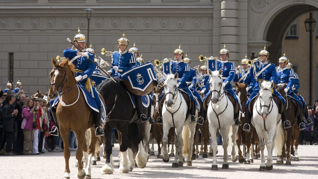 The Swedish Army's Mounted Band